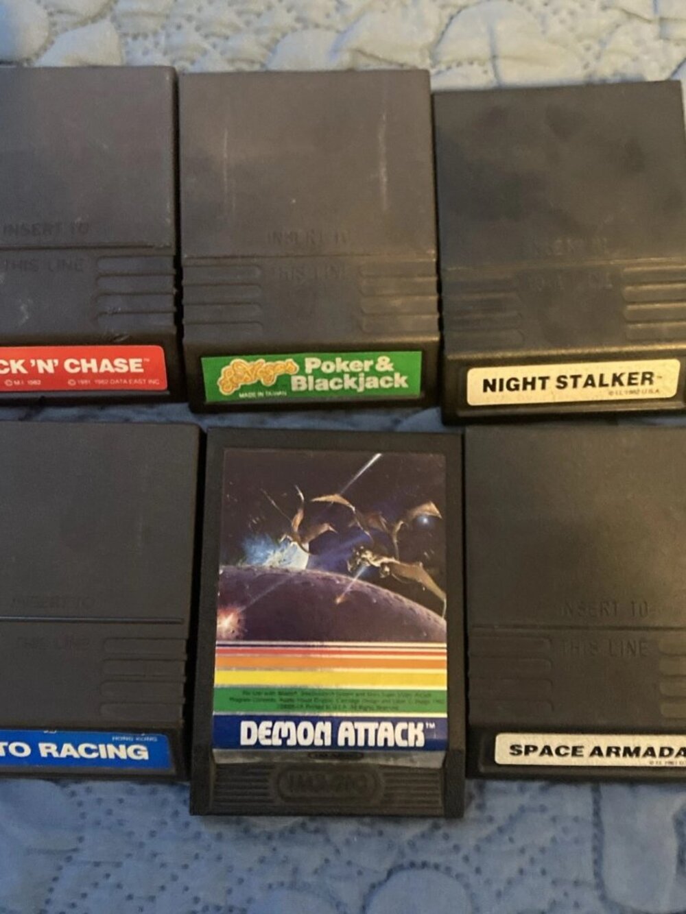 Lot Of 6 Intellvision And Atari 2600 Games